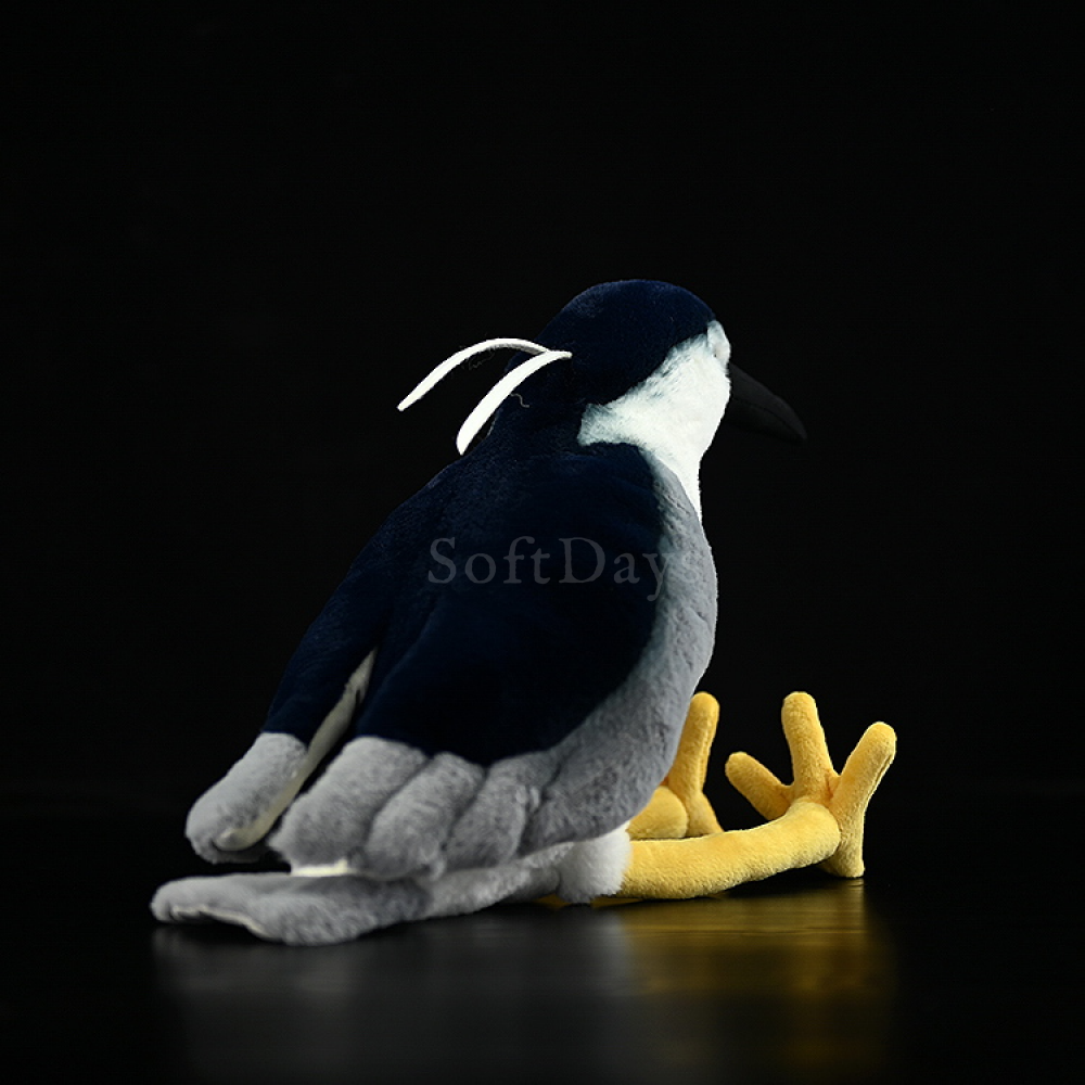 Lifelike Night Heron Bird Stuffed Plush – Soft Animal Toy
