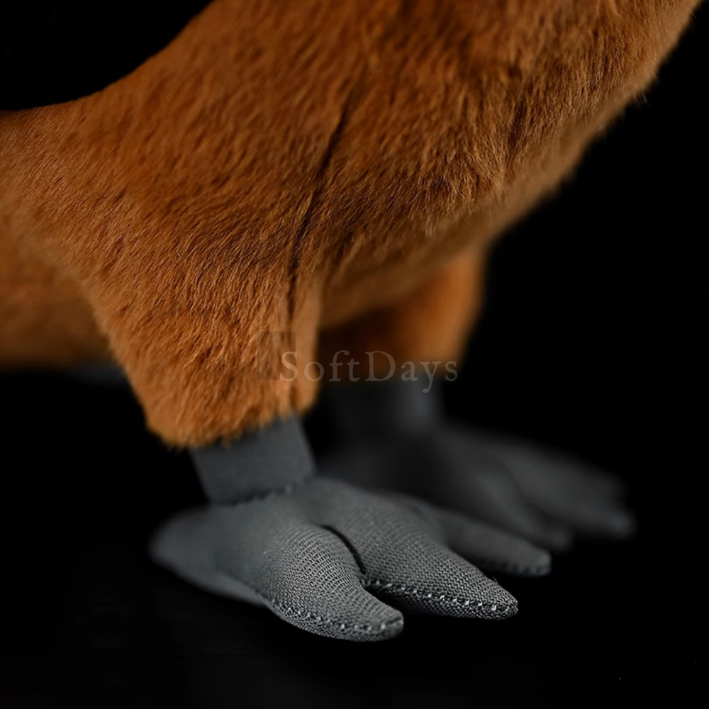 Lifelike Rufous-necked Hornbill Plush – Realistic Bird Stuffed Toy