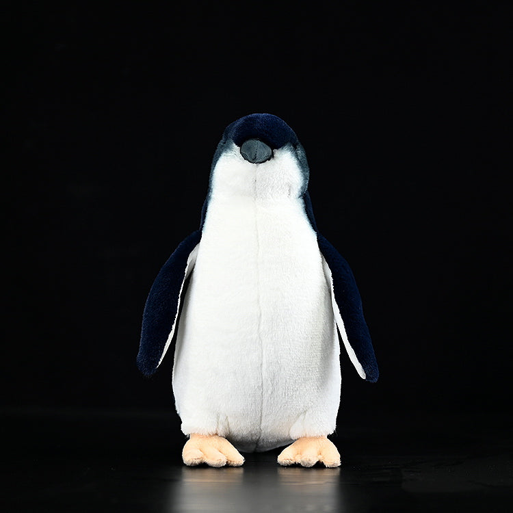 Front view of Little Blue (Fairy) Penguin plush toy, perfect for nature lovers and penguin enthusiasts