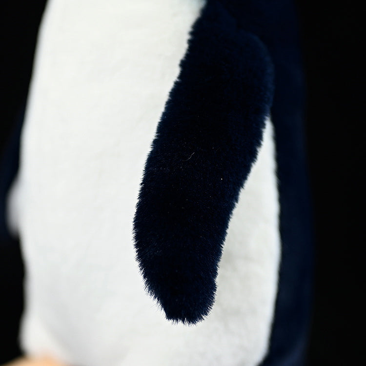 Detailed view of Little Blue (Fairy) Penguin plush wing, showcasing soft, premium fabric