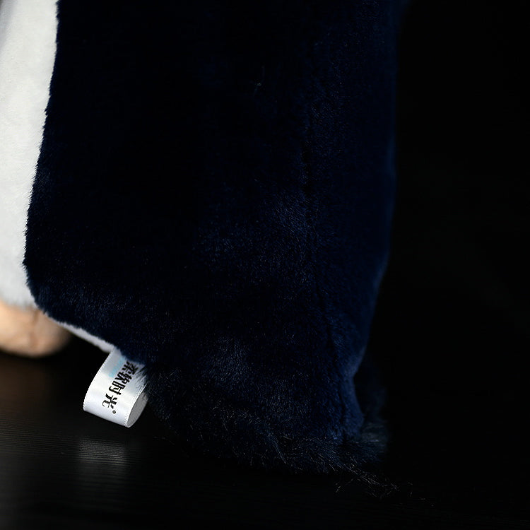 Detailed view of the Little Blue (Fairy) Penguin plush toy’s tail by SoftDaysLab, showcasing soft and realistic craftsmanship