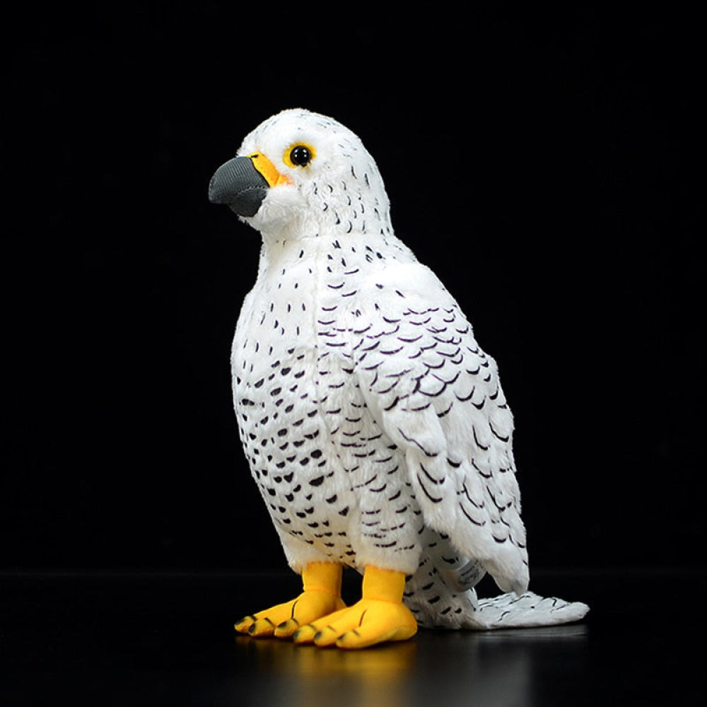 Lifelike Gyrfalcon Bird Soft Stuffed Plush Toy