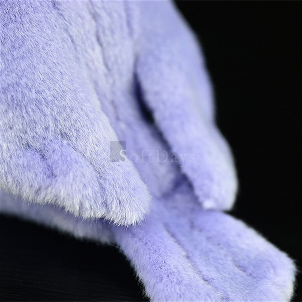 Lifelike Adorable Purple Lovebird Soft Stuffed Plush – Realistic and Chubby