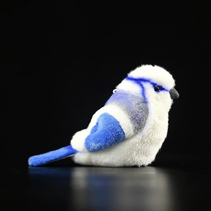 Adorable Azure Tit Bird Plush Toy – Lifelike and Chubby