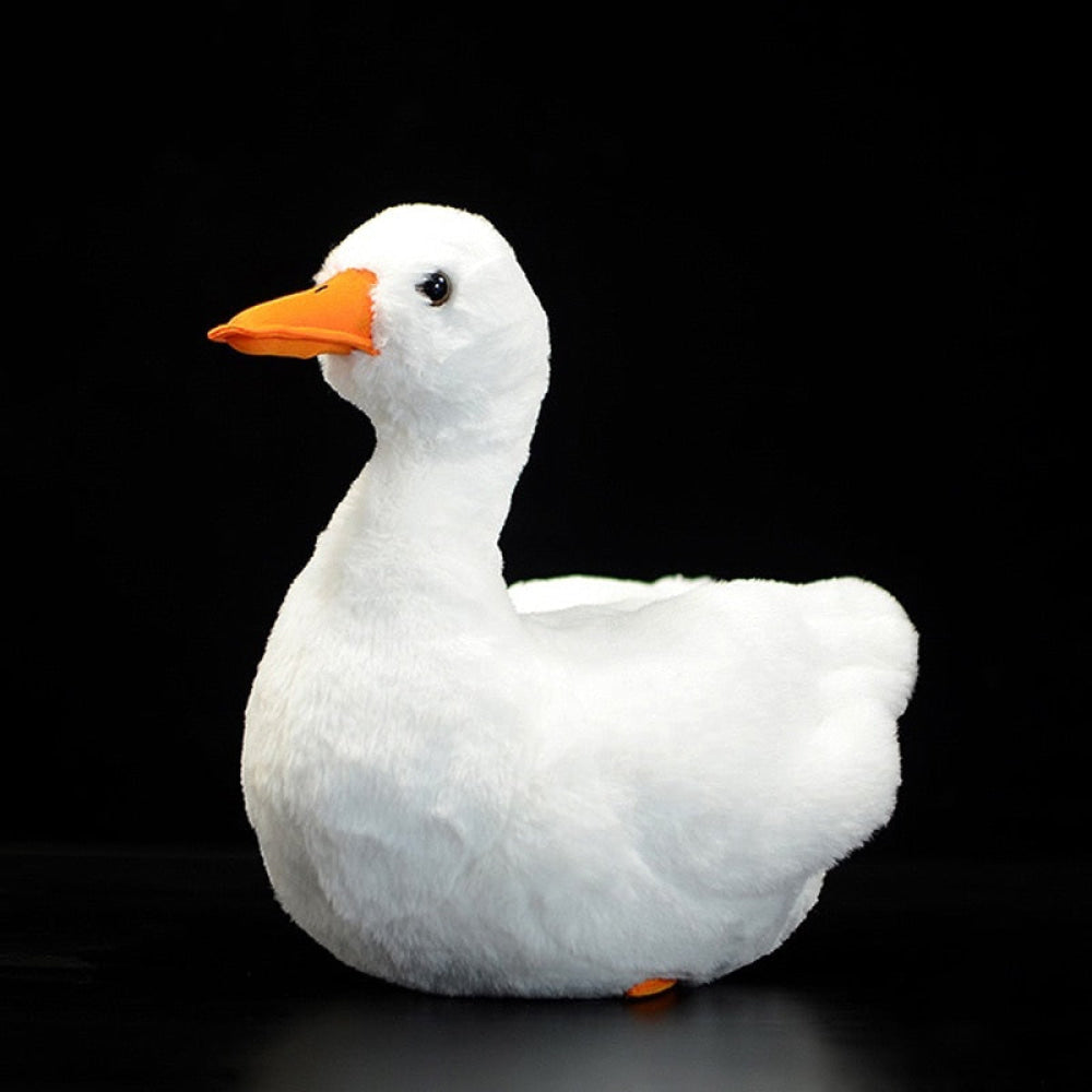 Realistic White Call Duck Plush Toy – Soft and Delightfully Lifelike