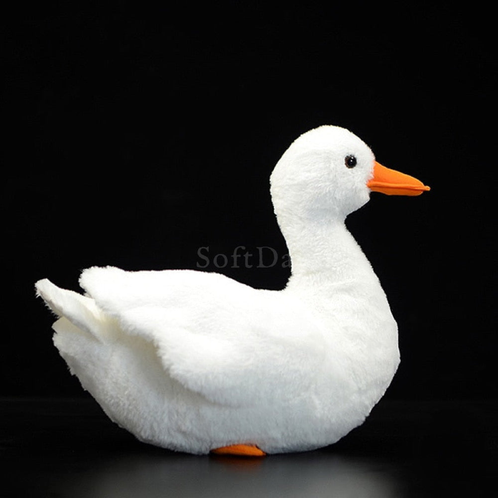 Realistic White Call Duck Plush Toy – Soft and Delightfully Lifelike