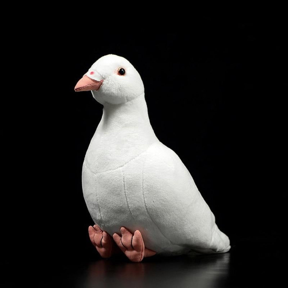 Realistic White Dove Plush Toy – Soft and Lifelike Stuffed Bird