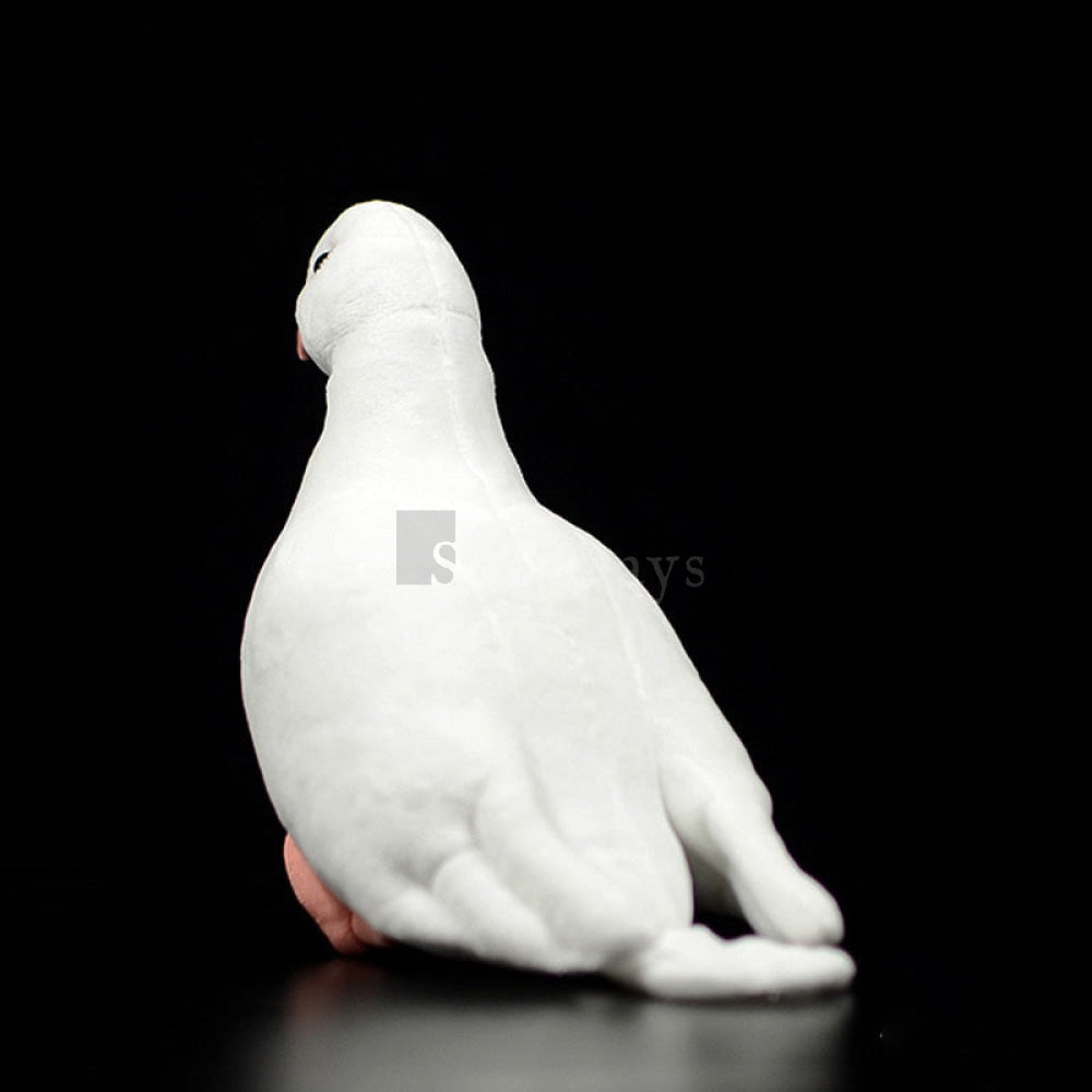Realistic White Dove Plush Toy – Soft and Lifelike Stuffed Bird