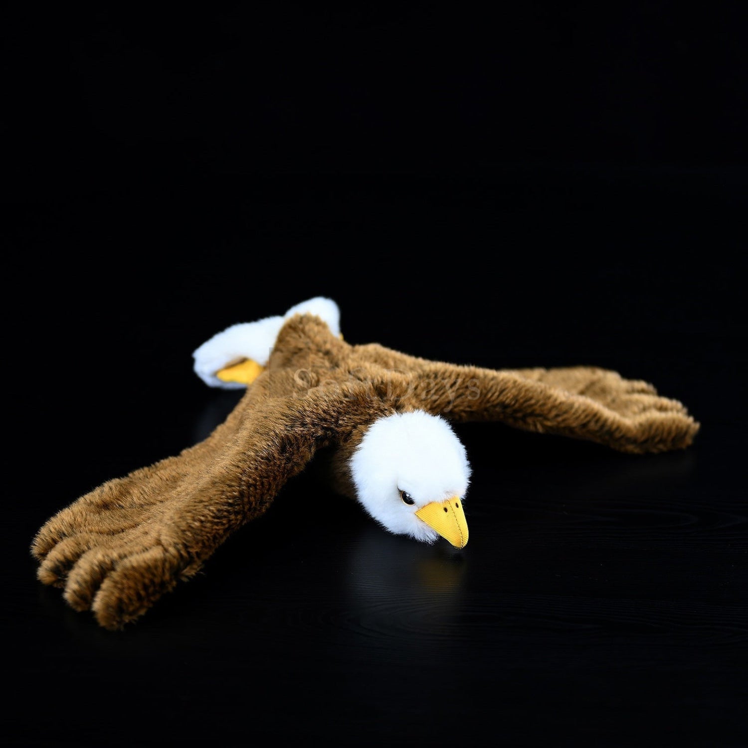 Realistic Bald Eagle Plush with majestic spread wings and vibrant beak by SoftDaysLab