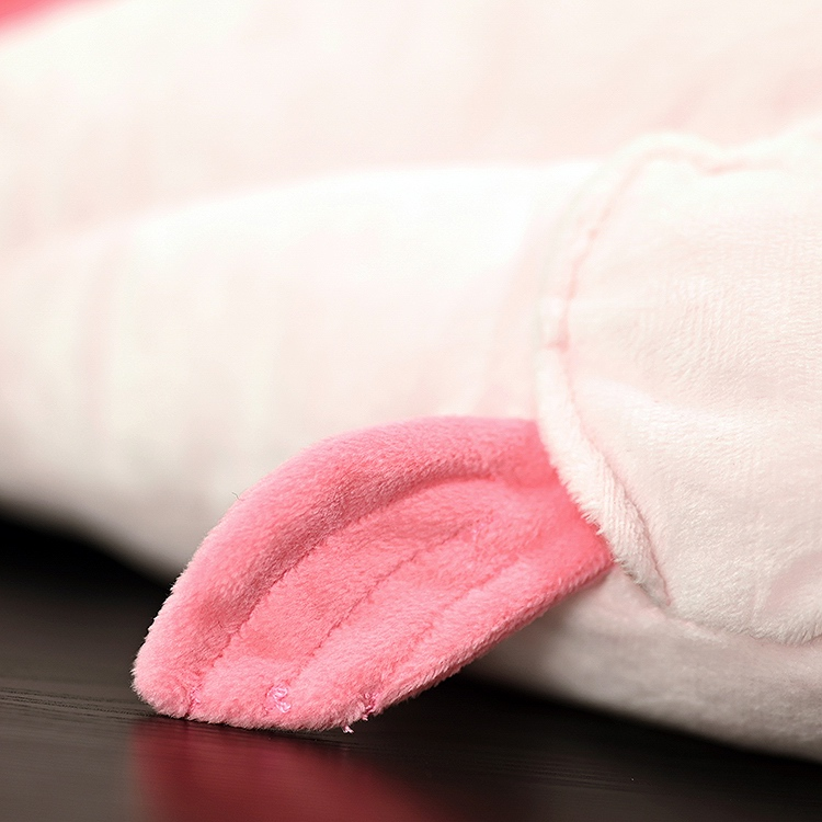Close-up of blobfish plush fin detail, realistic and soft, crafted by SoftDaysLab for ocean lovers