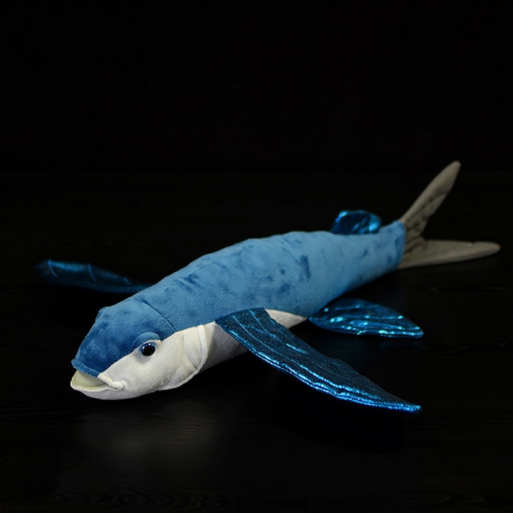 Realistic Flying Fish Plush Toy – Soft and Shimmering Ocean Wonder