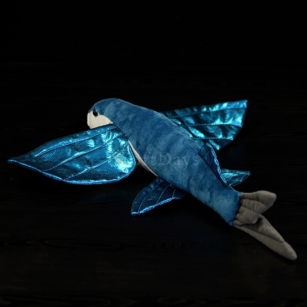 Realistic Flying Fish Plush Toy – Soft and Shimmering Ocean Wonder