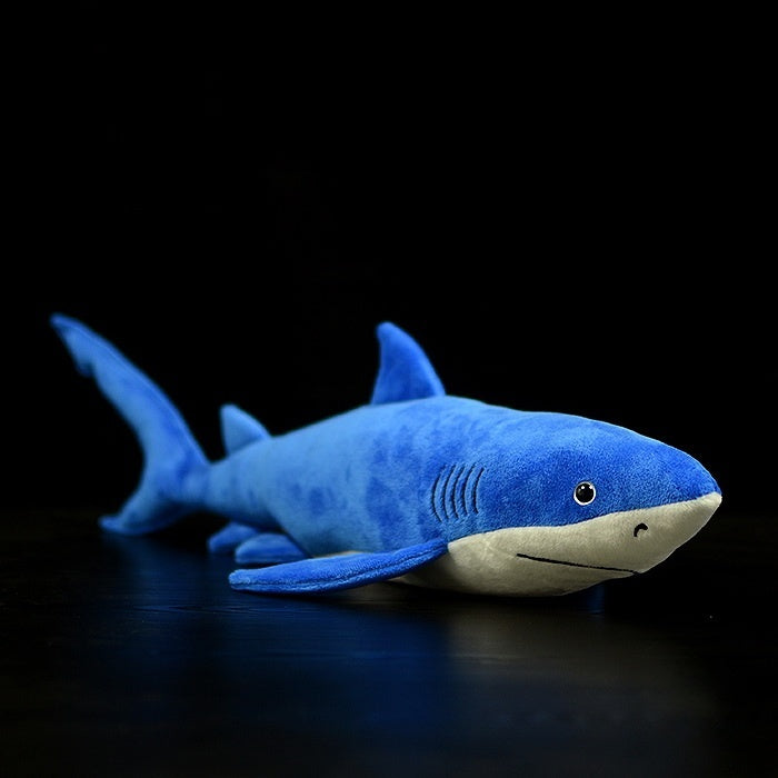 Realistic Blue Shark Plush Toy – Soft and Ocean-Inspired