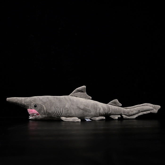 Lifelike Goblin Shark Plush Toy – Soft and Uniquely Captivating