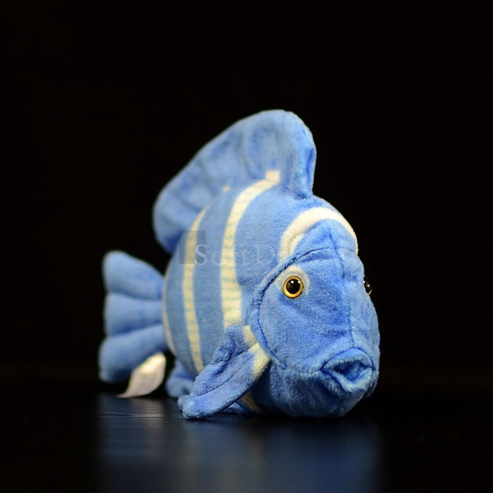 Realistic Blue Tang Fish Plush Toy – Soft and Vibrantly Lifelike