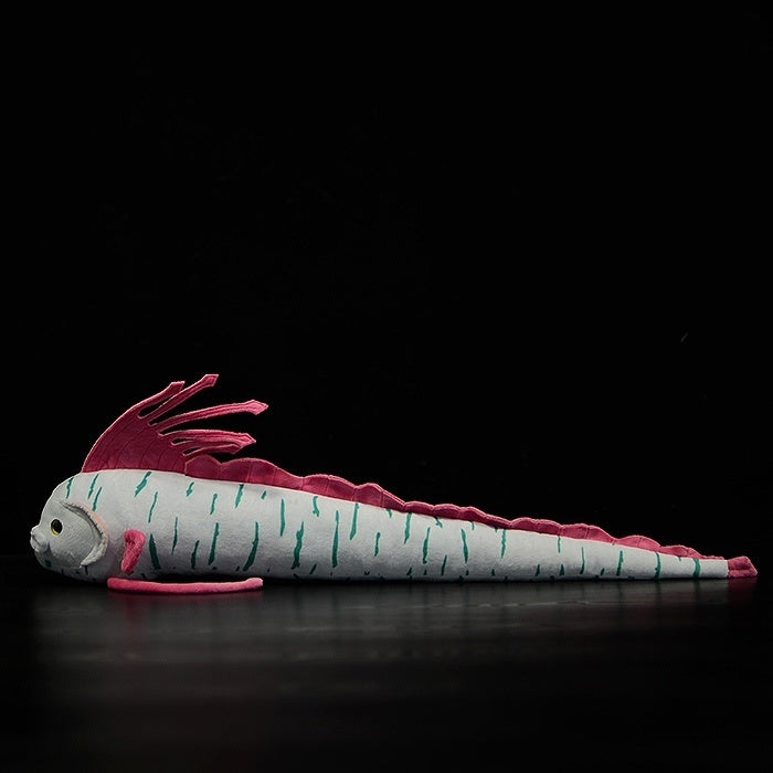 Realistic Deep-Sea Oarfish Plush Toy – Soft and Majestically Lifelike