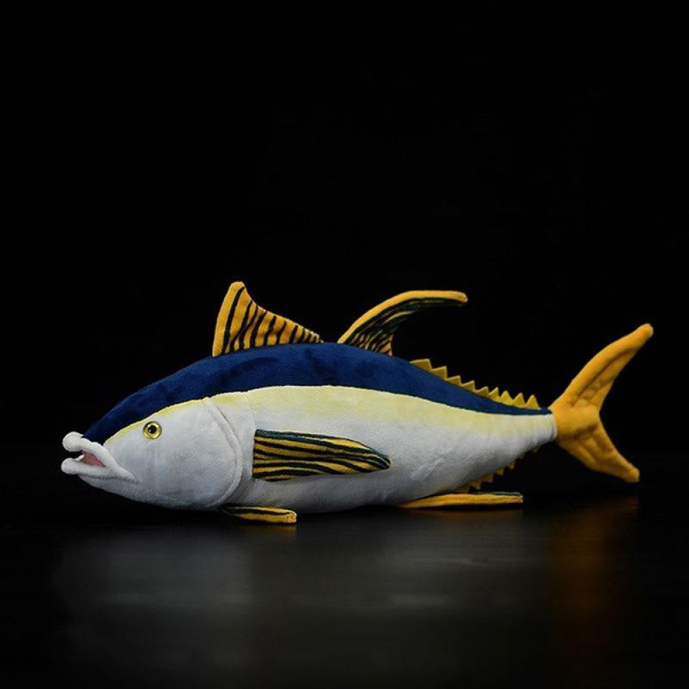 Realistic Yellowfin Tuna Fish Plush Toy – Soft and Lifelike