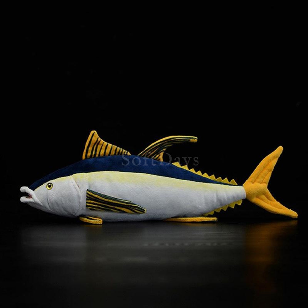 Realistic Yellowfin Tuna Fish Plush Toy – Soft and Lifelike