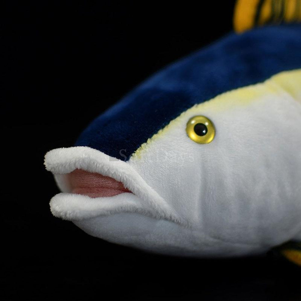Realistic Yellowfin Tuna Fish Plush Toy – Soft and Lifelike