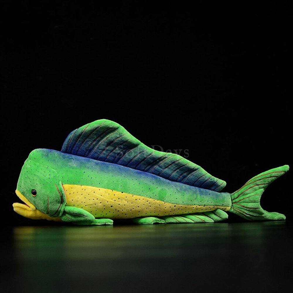 Realistic Mahi Mahi Dolphinfish Plush Toy – Soft and Lifelike Ocean Gift