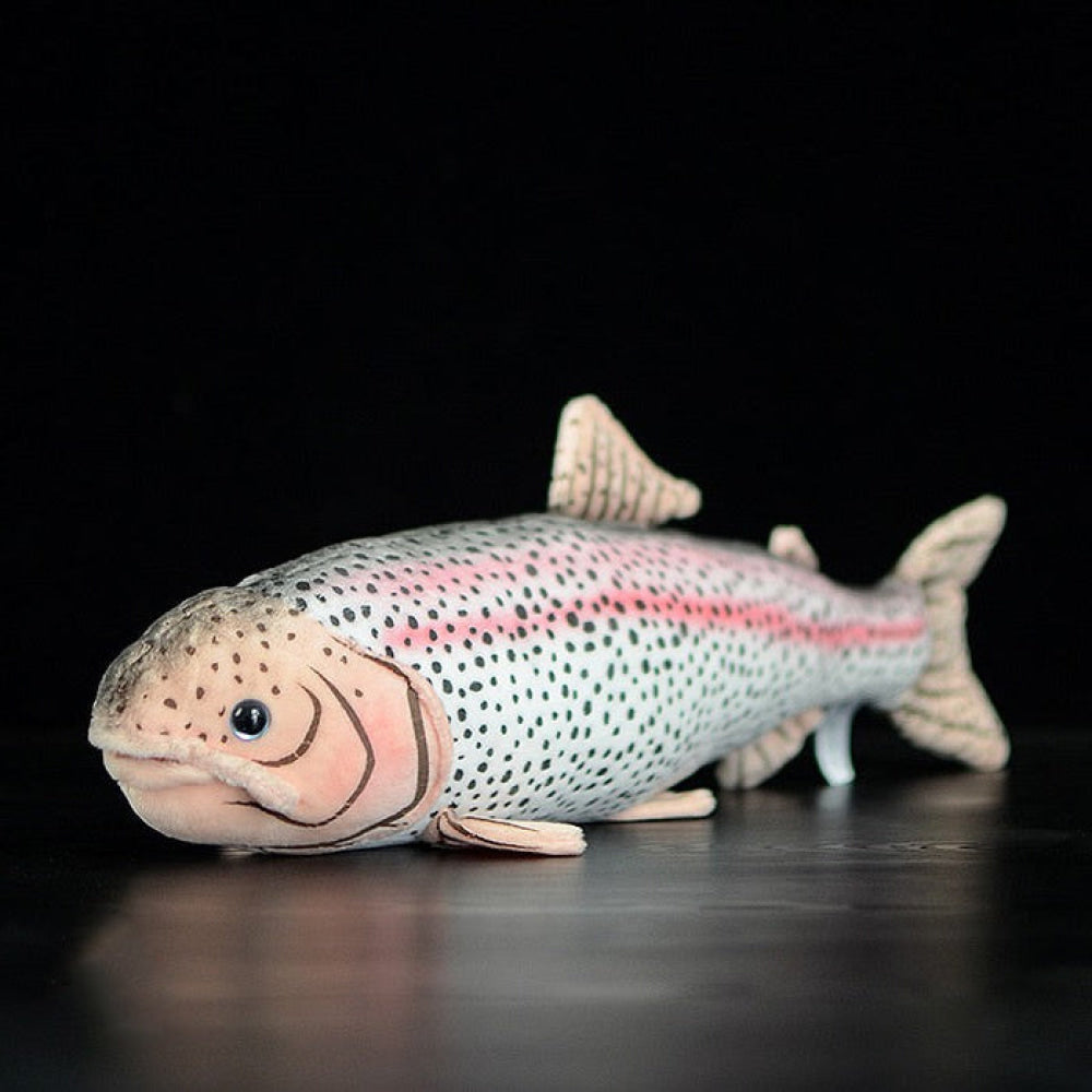 Realistic Rainbow Trout Plush Toy – Soft, Lifelike, and Perfect for Fish Lovers