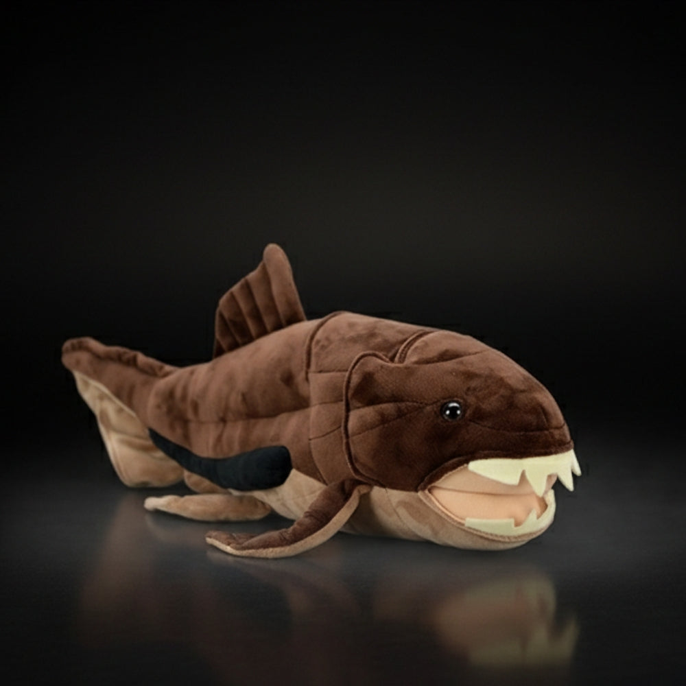Dunkleosteus Prehistoric Predator Fish Plush Toy – Soft, Realistic, and Perfect for Science Enthusiasts