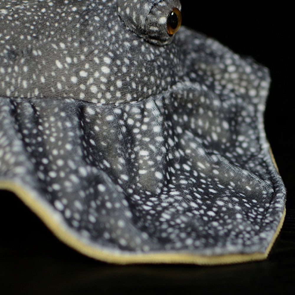 Realistic Honeycomb Stingray Plush Toy – Lifelike Reticulate Whipray Soft Stuffed Fish