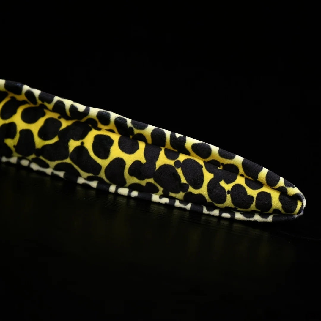 Stylish tail of Honeycomb Moray Eel Plush by SoftDaysLab®, showcasing intricate honeycomb pattern design
