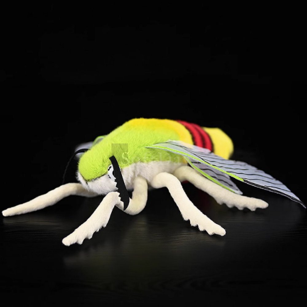 Realistic Coffee Bee Hawkmoth Plush Toy – Soft and Vibrantly Lifelike