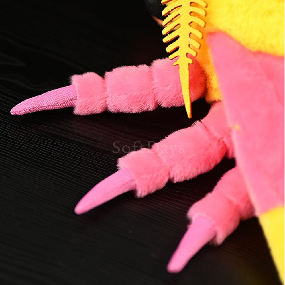 Realistic Rosy Maple Moth Insert Plush – Soft, Lifelike, and Perfect for Nature Lovers