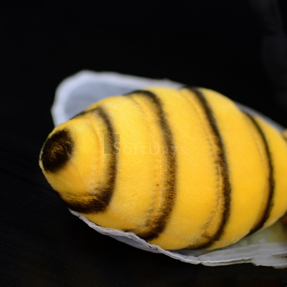 Realistic Bee Plush Toy – Soft, Lifelike, and Buzzing with Charm