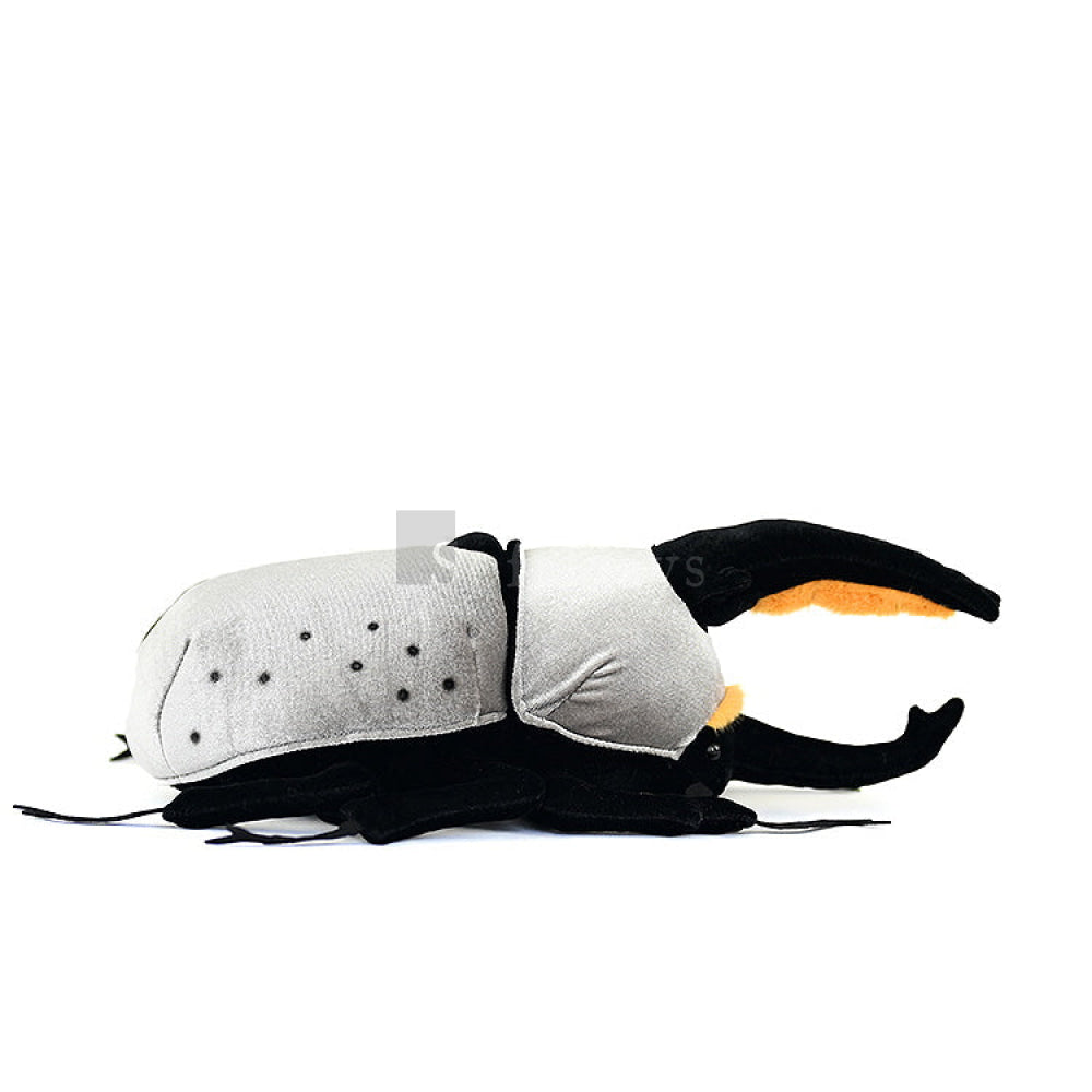 Profile of Western Hercules beetle plush emphasizing its soft texture and realistic details by SoftDaysLab