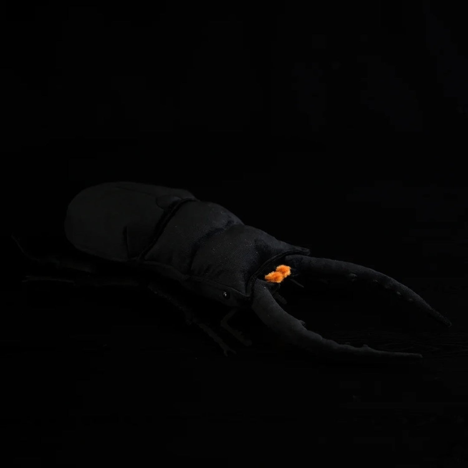 Lifelike Prosopocoilus Confucius beetle plush with realistic mandibles and soft design