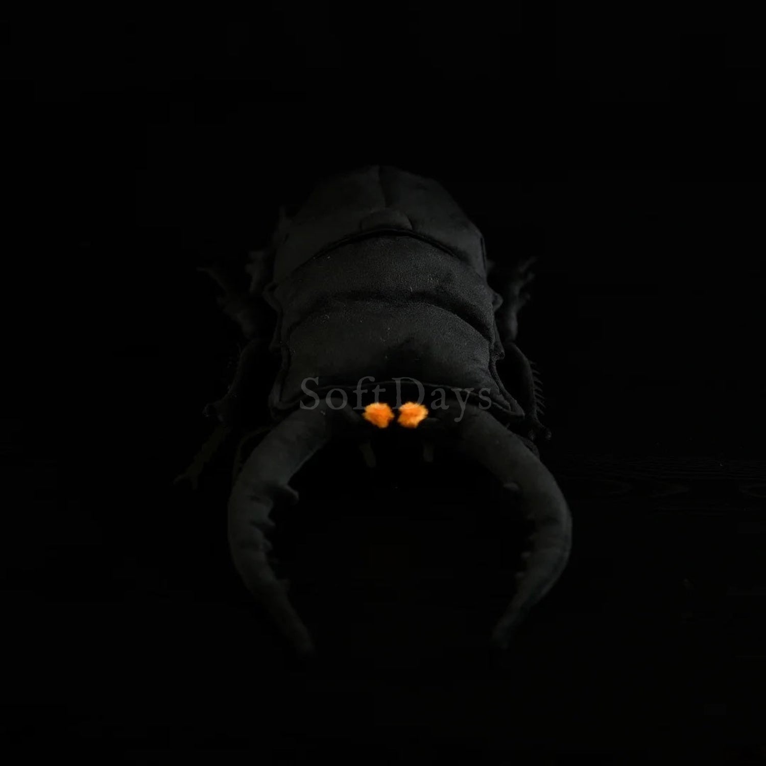 Lifelike Prosopocoilus confucius beetle plush, showcasing detailed pincers and body