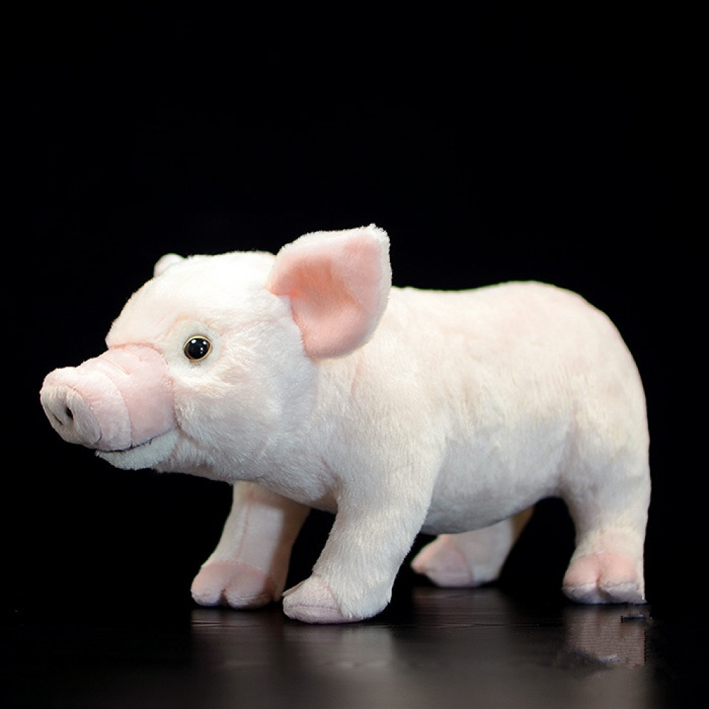Lifelike Pig Soft Stuffed Plush Toy – Adorable and Cuddly