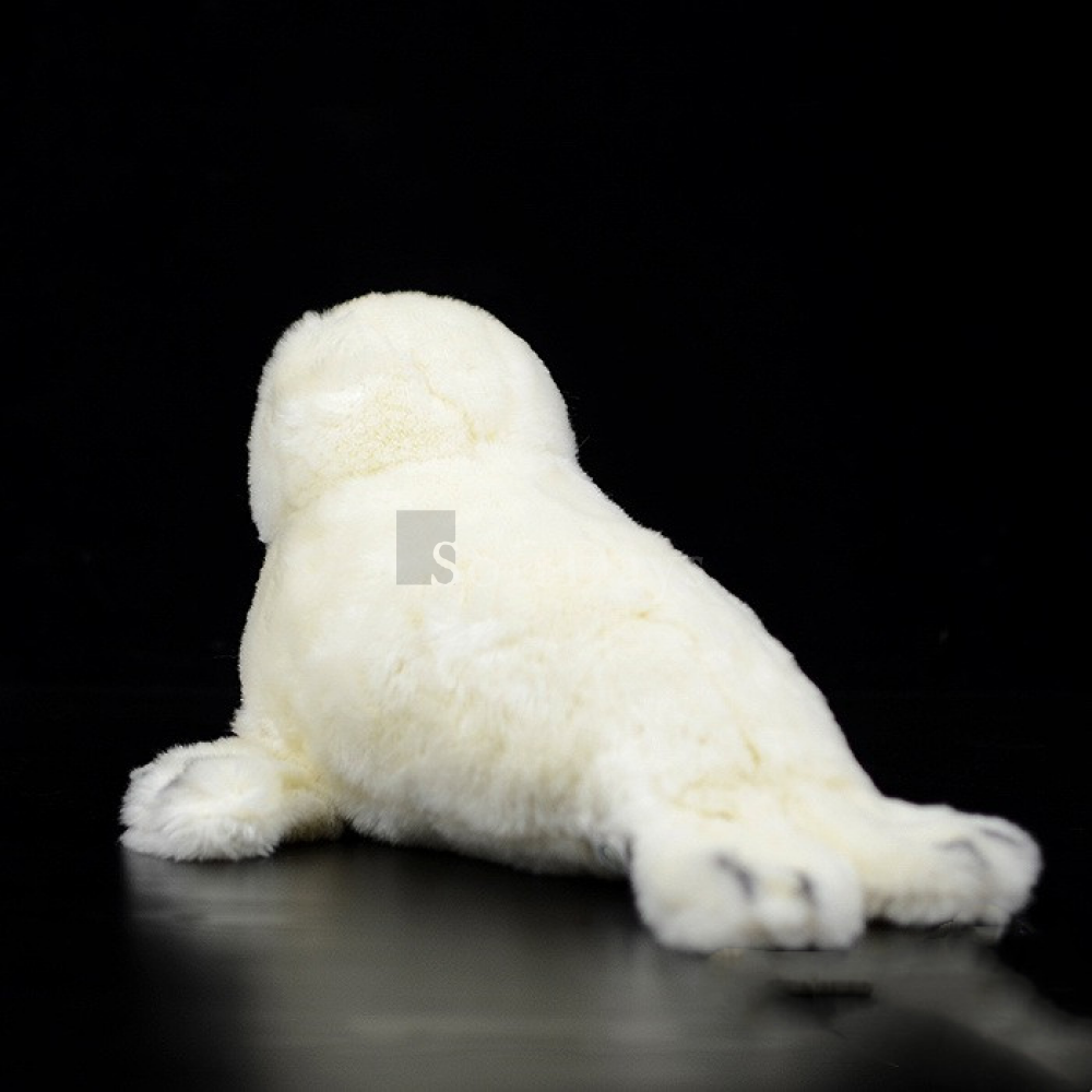 Adorable White Seal Pup Plush Toy – Soft and Lifelike