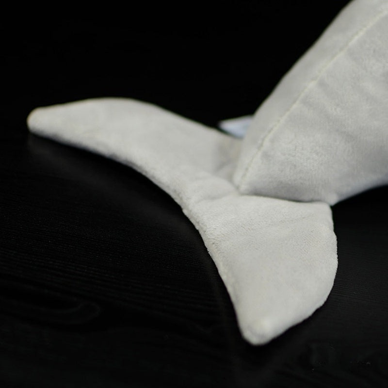 Close-up of the dugong plush toy's tail, crafted with premium materials for a realistic look