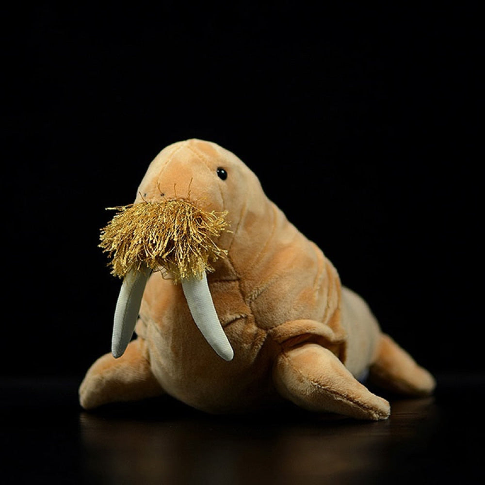Realistic Walrus Plush Toy with Tusks and Whiskers – Soft, Huggable, and Perfect for Arctic Animal Lovers