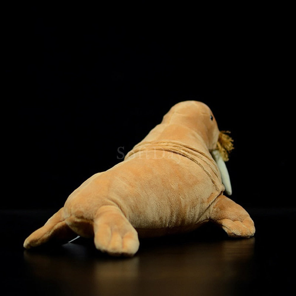 Realistic Walrus Plush Toy with Tusks and Whiskers – Soft, Huggable, and Perfect for Arctic Animal Lovers