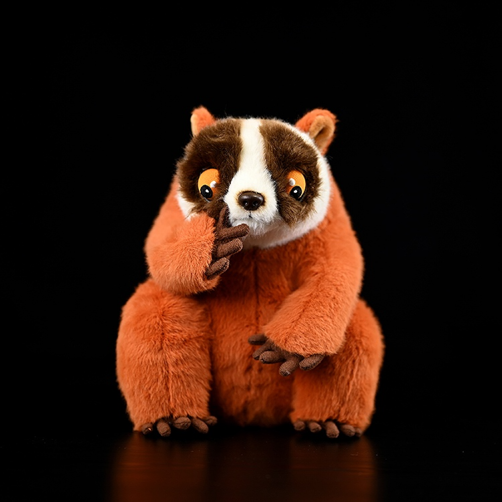 Lifelike Red Slender Loris Plush – Soft, Cuddly, and Adorable