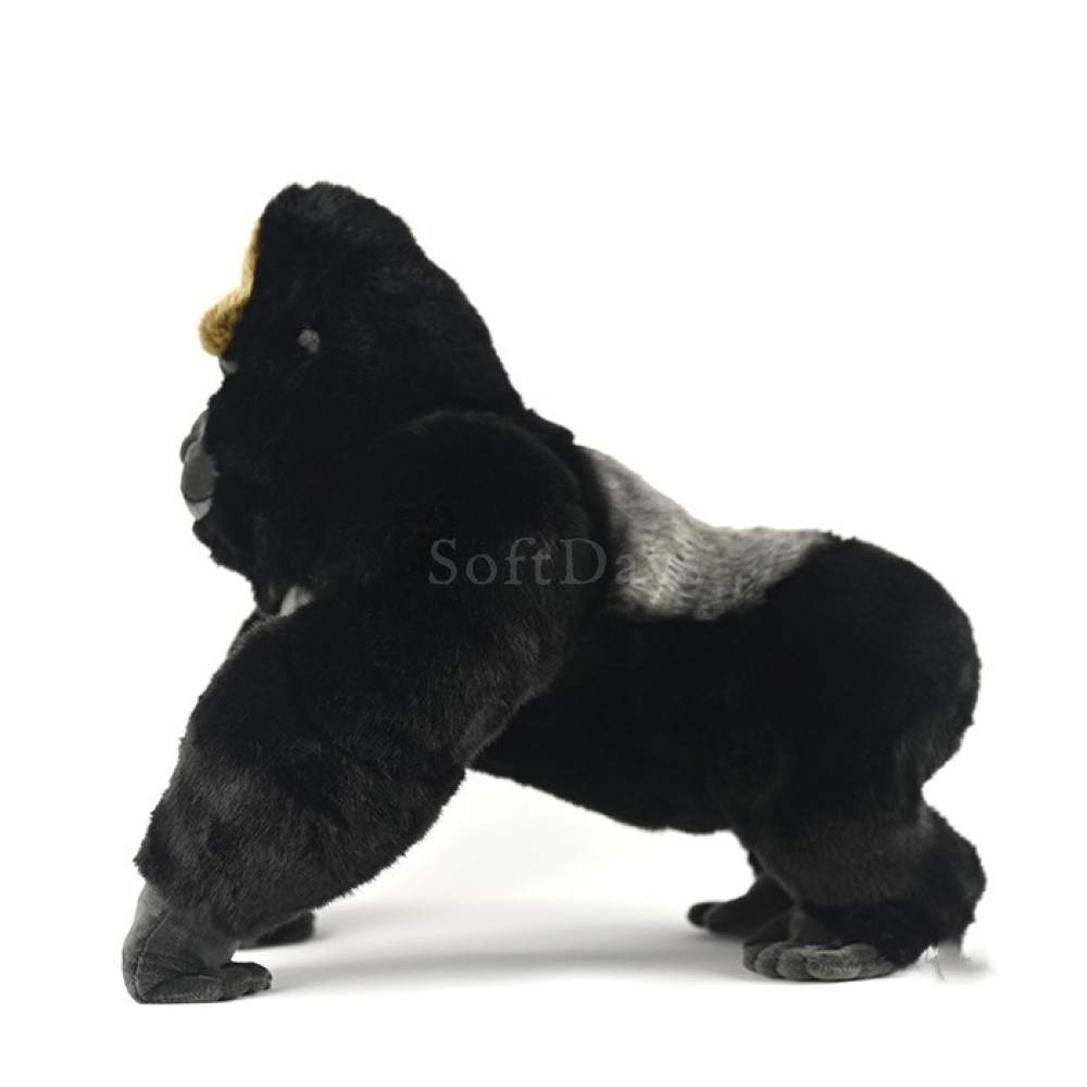 Majestic Silverback Gorilla Soft Stuffed Plush Toy – Realistic and Huggable