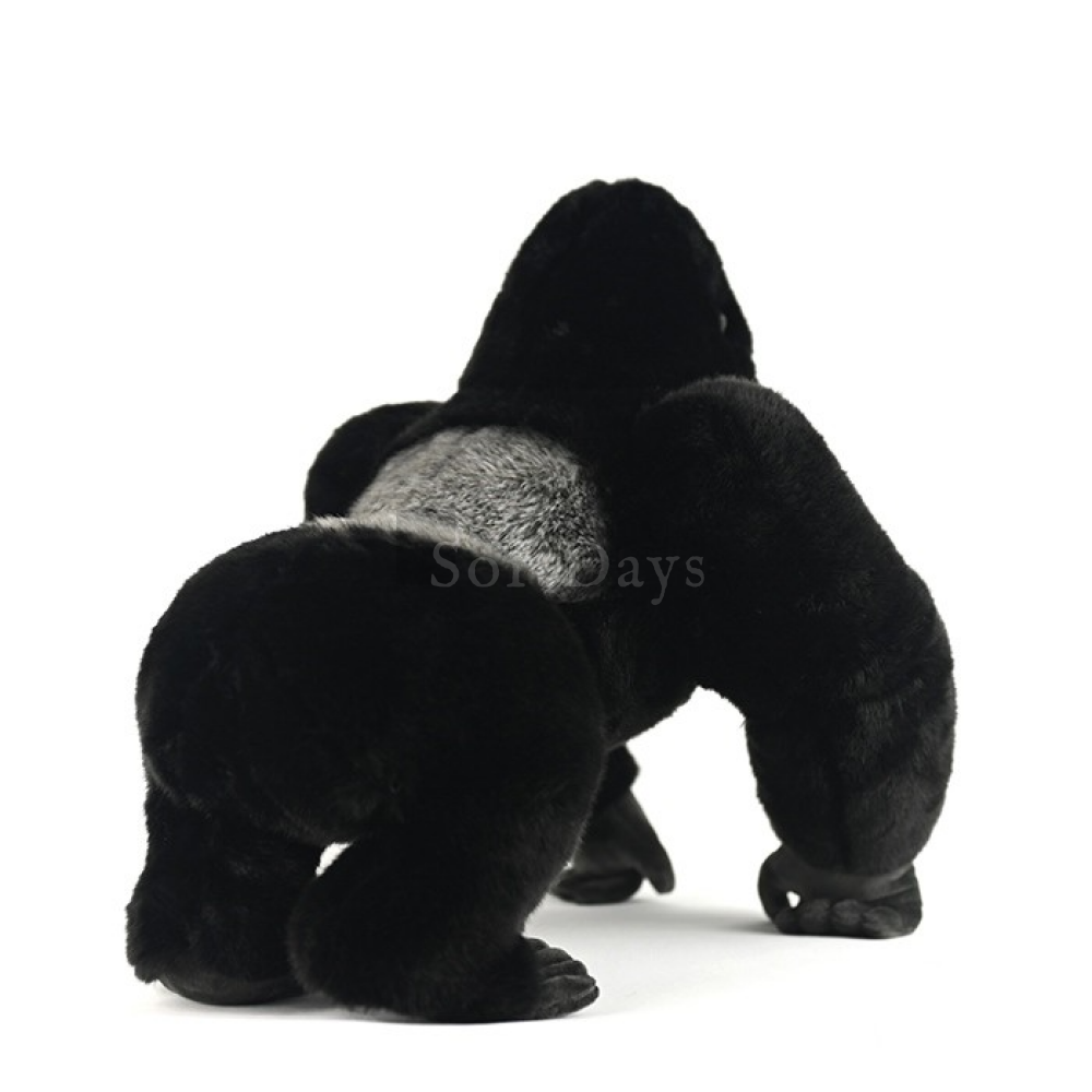 Majestic Silverback Gorilla Soft Stuffed Plush Toy – Realistic and Huggable