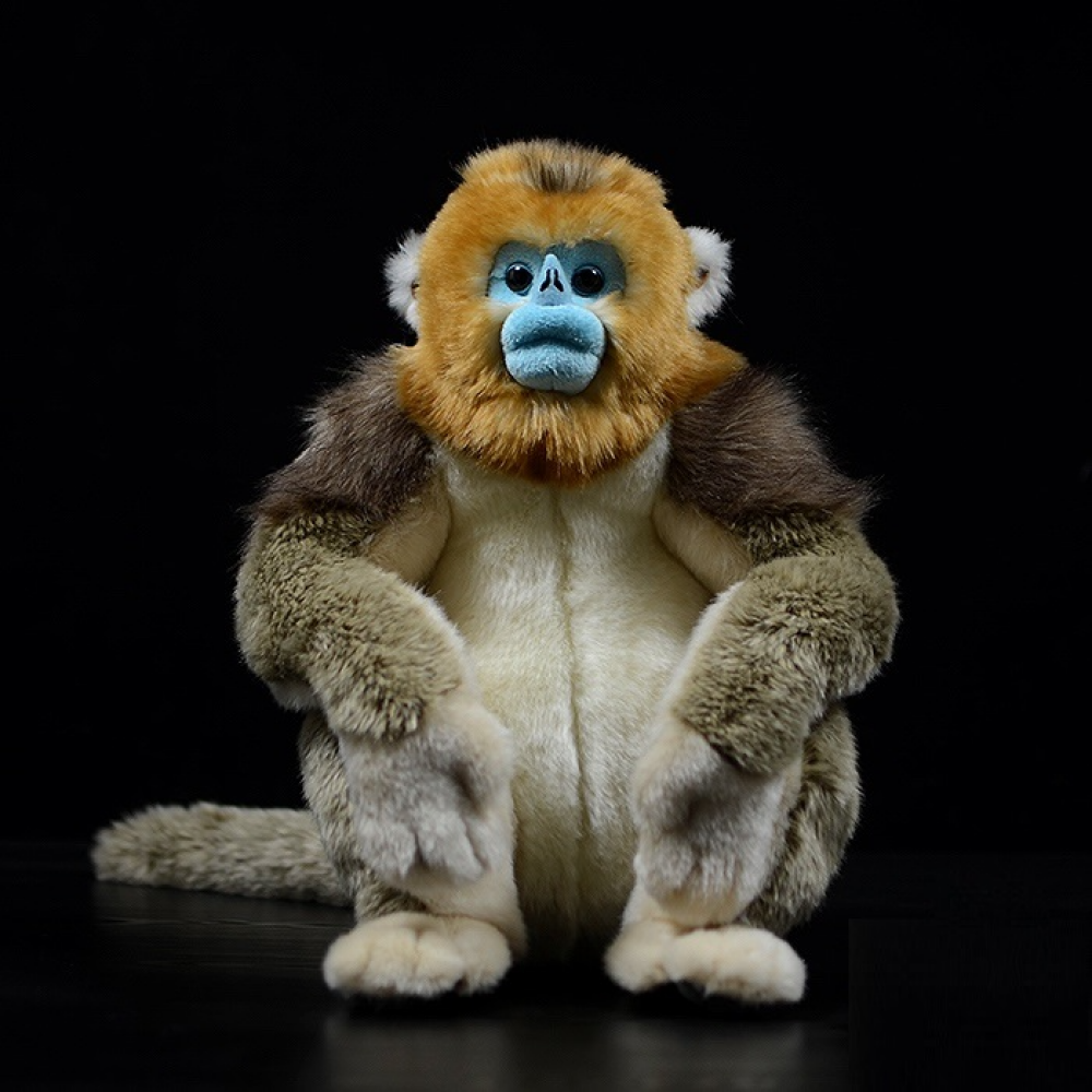 Golden Snub-Nosed Monkey Plush – Realistic, Soft, and Adorable