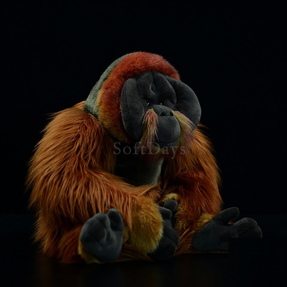 Orangutan Ape Plush Toy – Realistic, Soft, and Unique