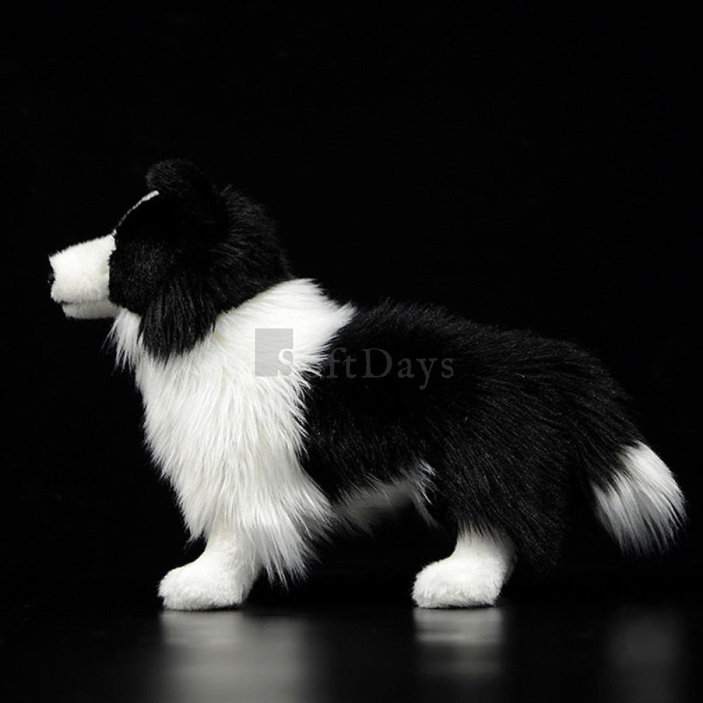 Realistic Border Collie Plush Toy – Soft, Cuddly, and Perfect for Dog Lovers