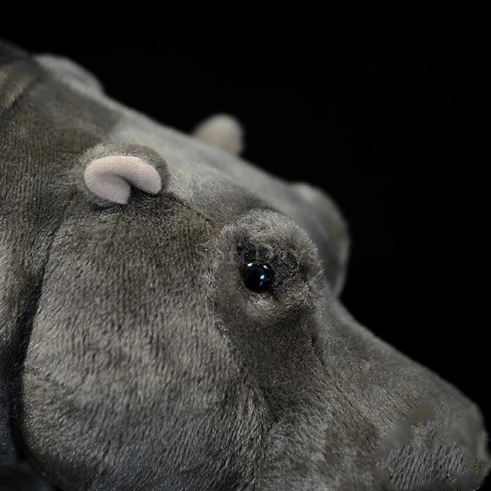 Realistic Hippo Plush Toy – Soft, Huggable, and Perfect for Kids and Collectors