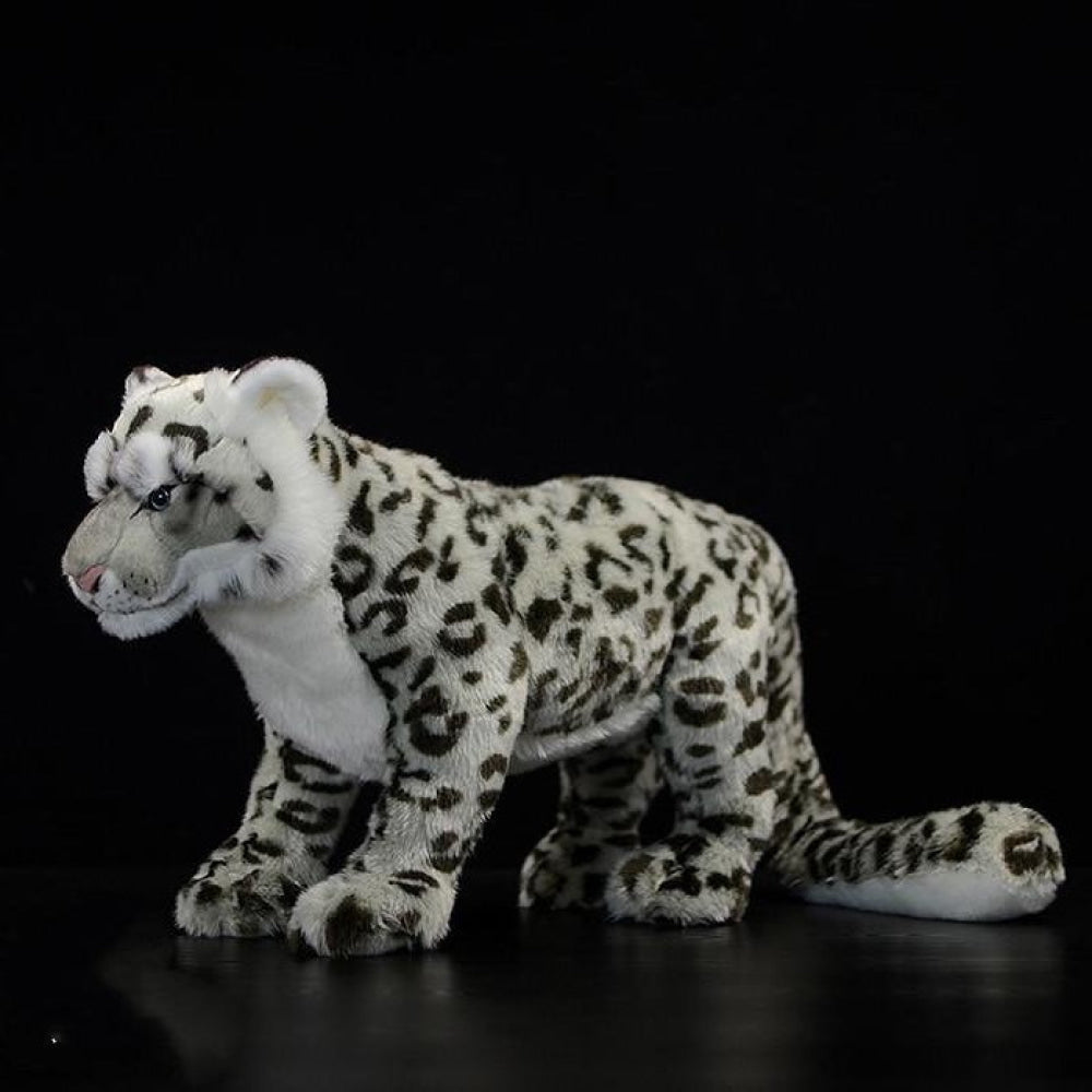 Realistic Snow Leopard Cat Plush Toy – Soft, Cuddly, and Perfect for Gifts
