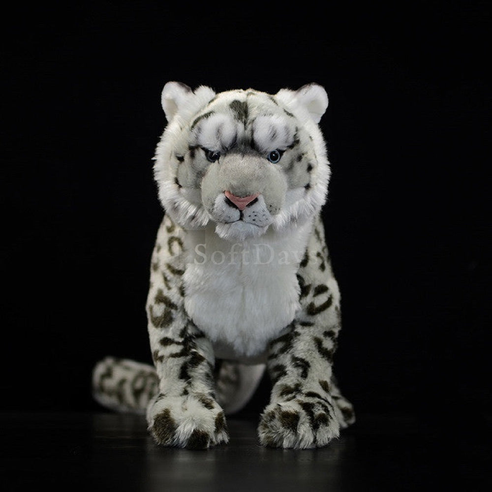 Realistic Snow Leopard Cat Plush Toy – Soft, Cuddly, and Perfect for Gifts