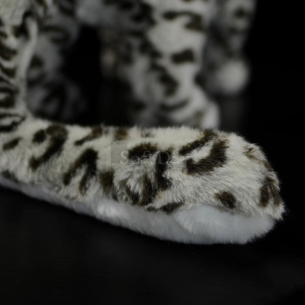 Realistic Snow Leopard Cat Plush Toy – Soft, Cuddly, and Perfect for Gifts