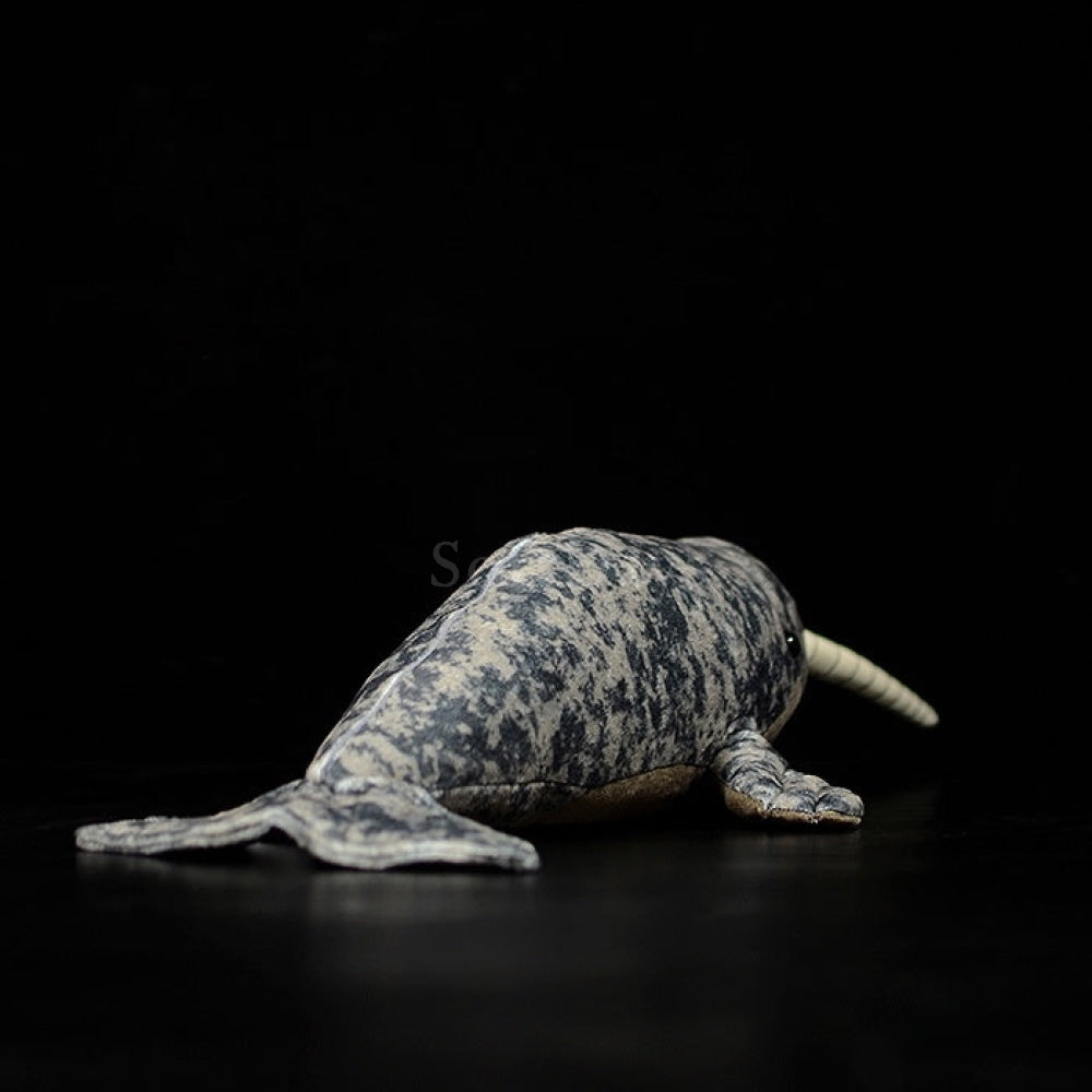 Lifelike Narwhal Soft Stuffed Plush Toy – The Magical Arctic Unicorn